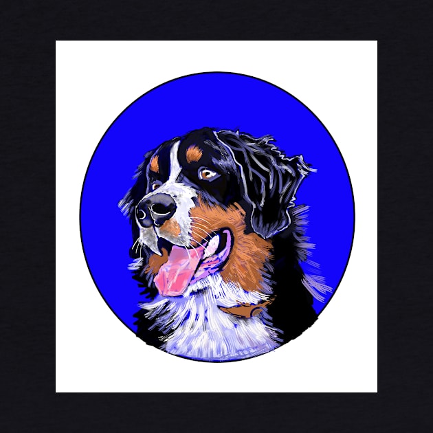 BERNER DOG ROYAL BLUE by MarniD9